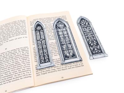Gothic Window Bookmarks