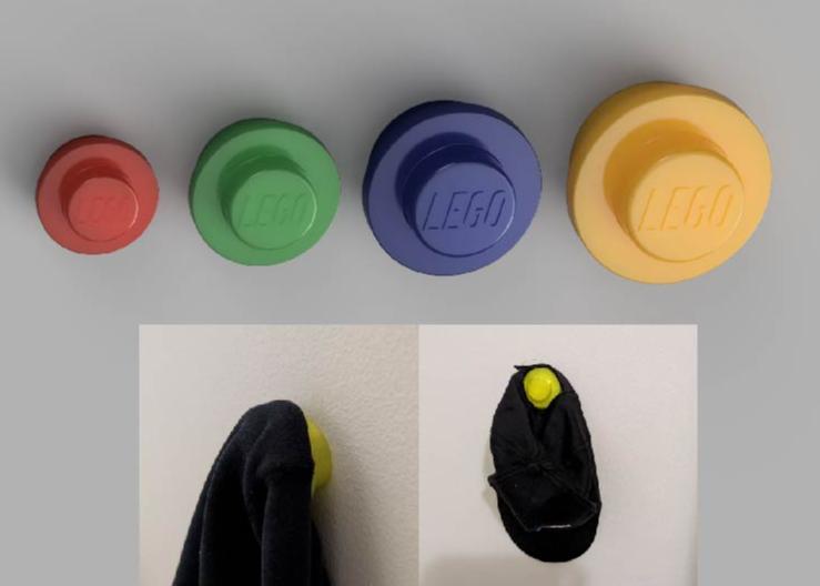 Legobrick wall hanger