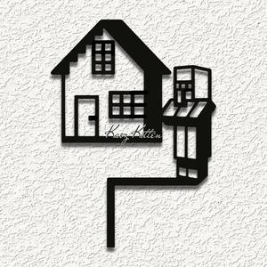 minecraft villager door top wall art home decorstl