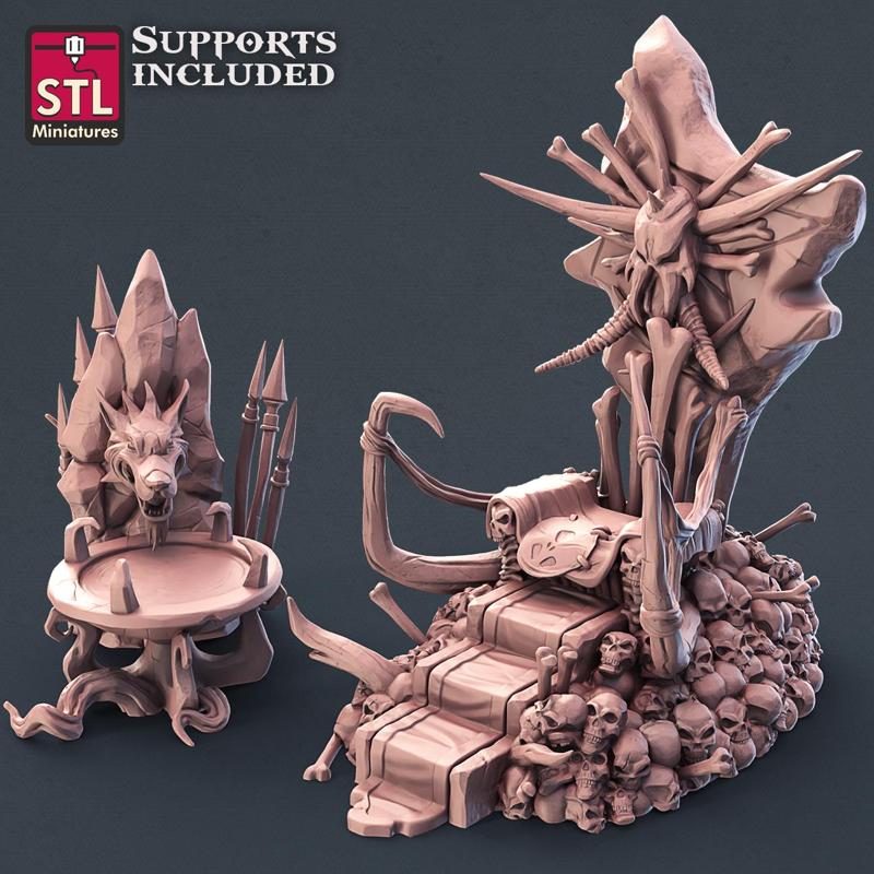 Werewolf Throne and Fountain