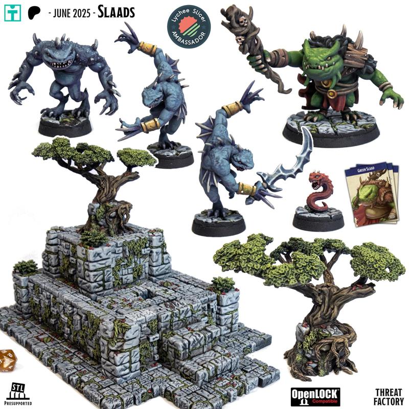 [June 2025 RELEASE] Slaads & Ruined terrains [OpenLock] PART 2