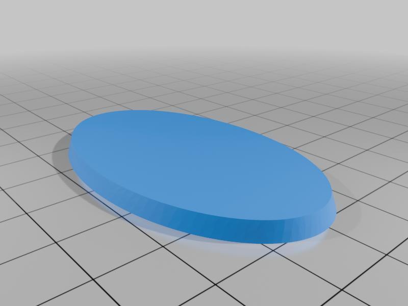 WARGAME OVAL BASE 60 X 35 mm