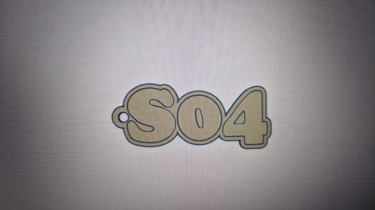 Schalke04 ( S04 ) Schlüsselanhänger