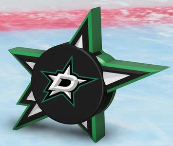 Dallas Stars Hockey Puck Display Stand