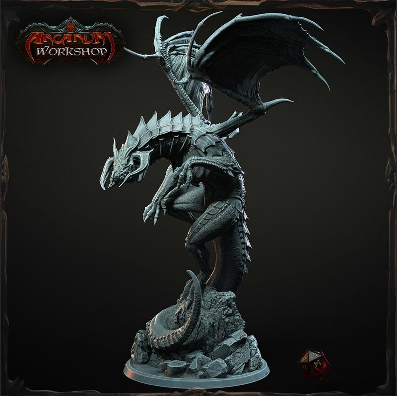 Skarnathrax Armored Dragon (100mm)