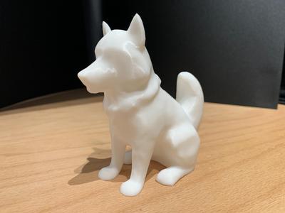 Dog Siberian Husky Sculpture