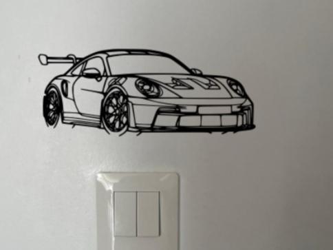 Wall Decor Porsche 911