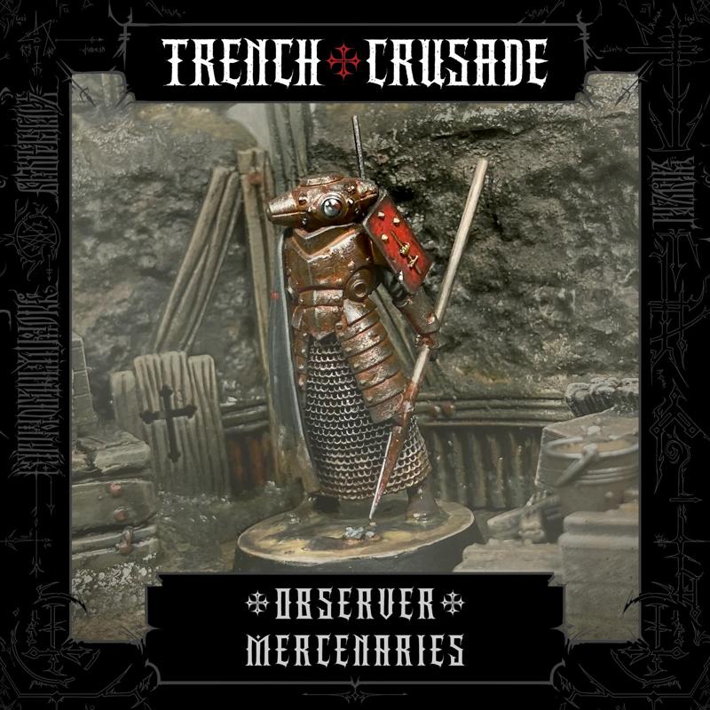 Trench Crusade - Observer (Trench Halberd) - Mercenaries