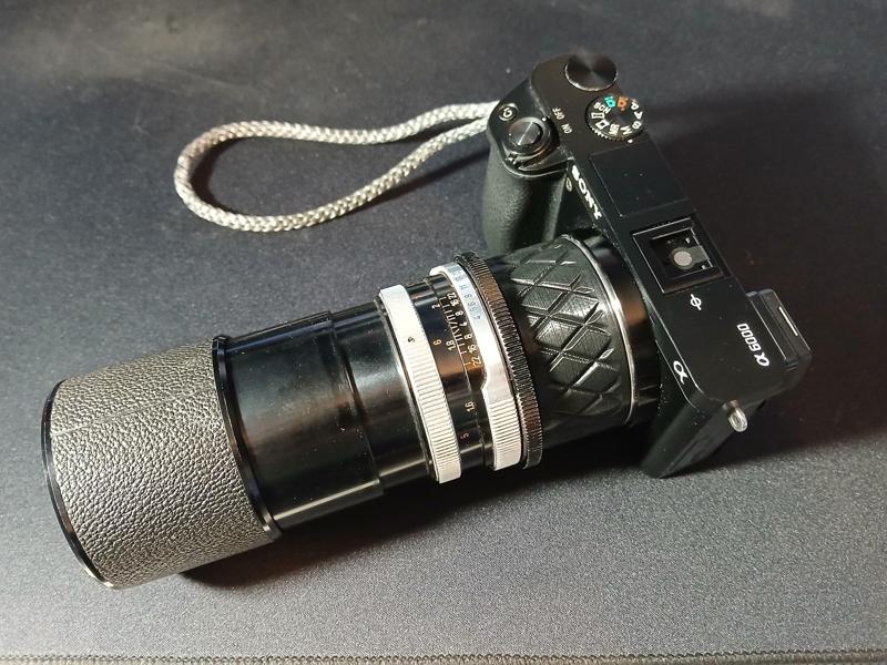 Old Carl Zeiss Icarex bayonet mount to Sony-E (NEX) adapter