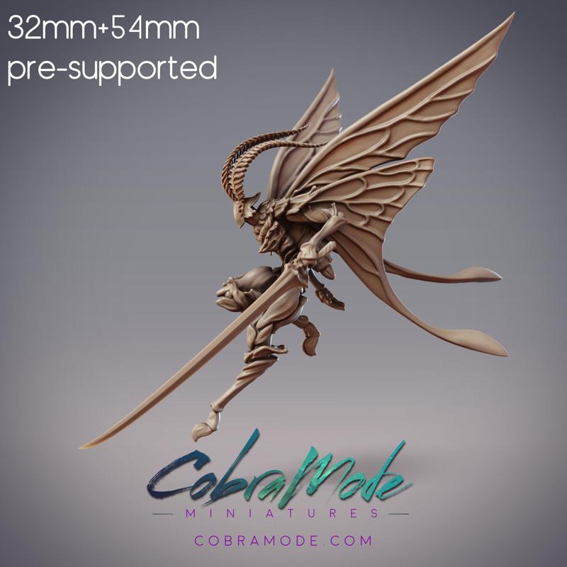 Mothfolk Duelist - Acheron, Fidelium Assassin (Pre-supported)