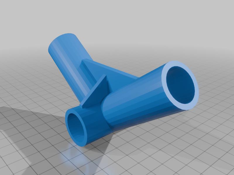 Tent 4 way connector (parametric)