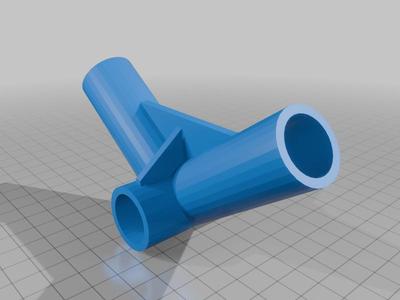 Tent 4 way connector (parametric)