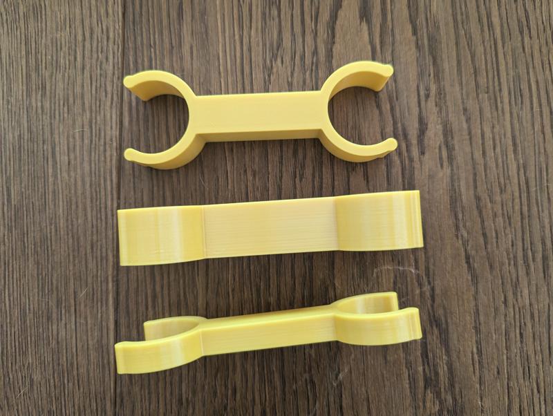 Dual tubular clip (fully parametric)