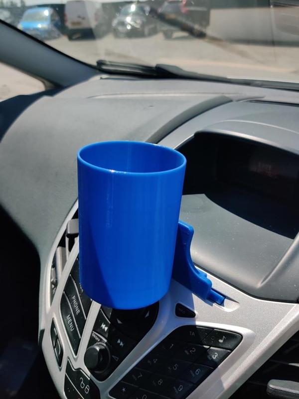 Can of Drink Holder (Monster, Coke, etc.) for CD Slot Universal Dove-Tail Bracket (Ford Fieta Mk6)