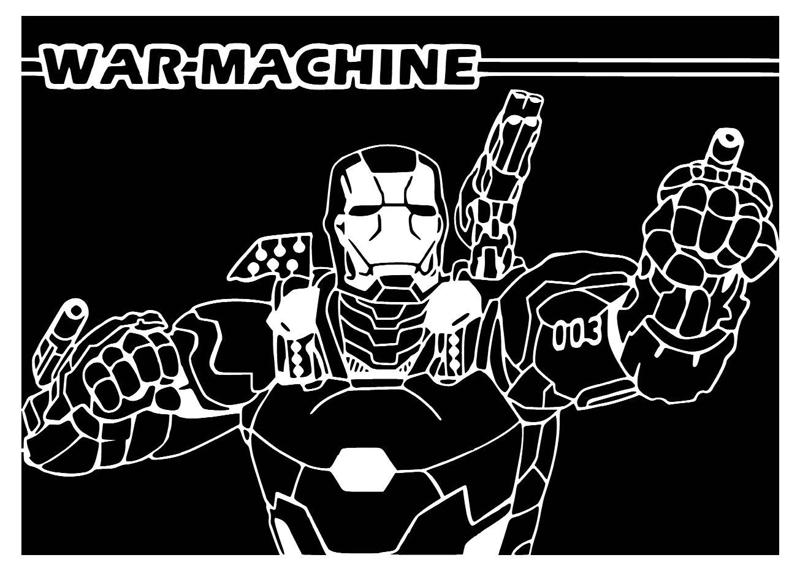 War machine stencil 2
