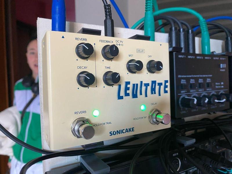 SoniCake LEVITATE Delay & Reverb Pedal Effect Wall / Panel Mount