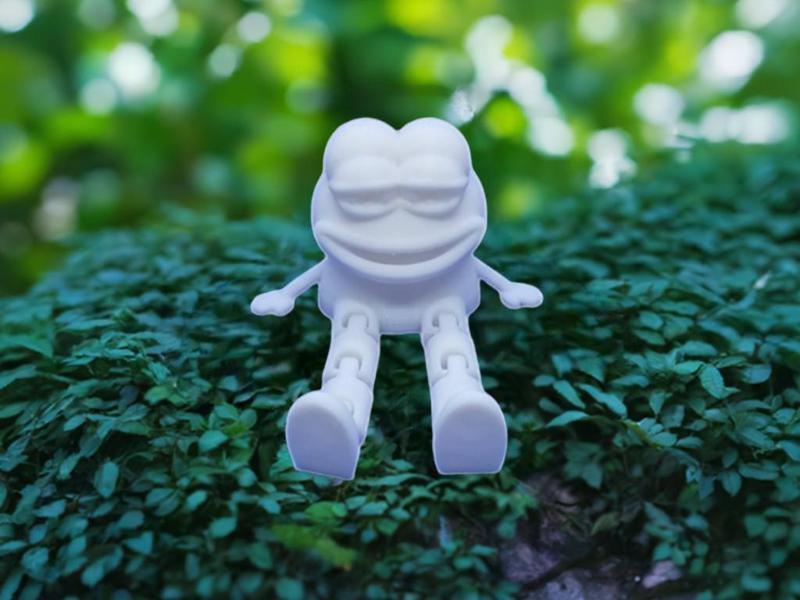 Articulated Flexi Pepe the Frog