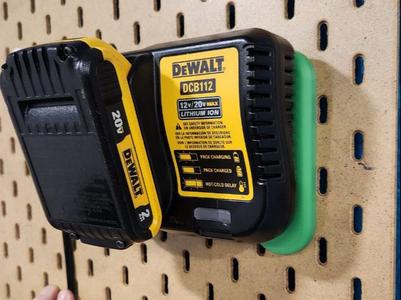 Skadis DeWalt Battery Charger Mount