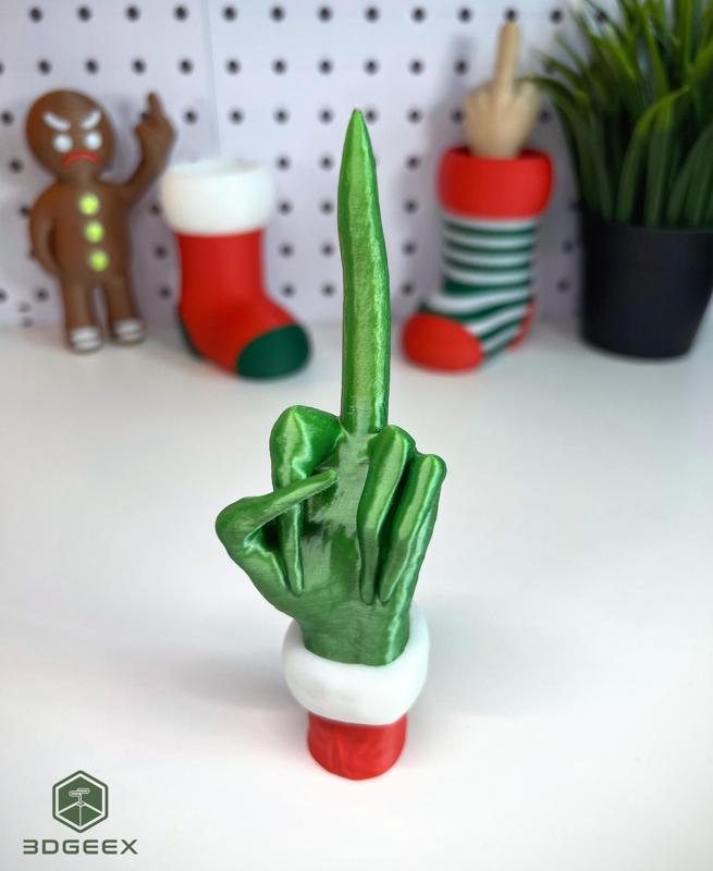 The Grinch Middle Finger