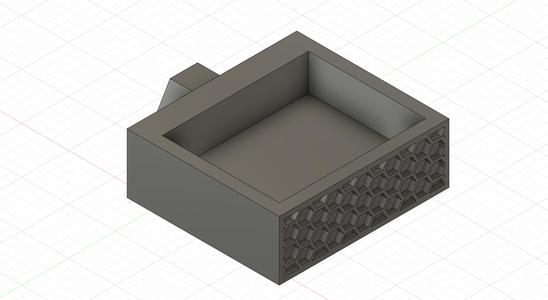 Straight Edge Razor Blade Holder (Honeycomb Storage)