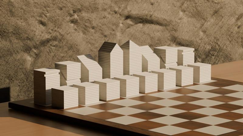 Minimalist Chess - Home Decoration