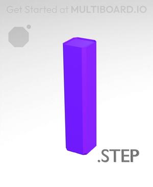 1x1x4 - Multibin Insert - STEP Remixing File