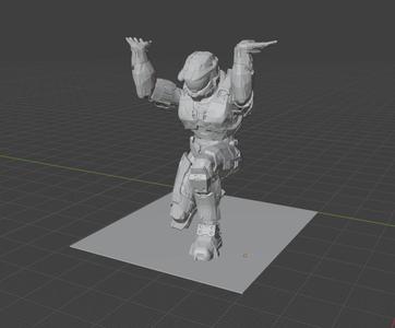 Master Chief GPU Stand