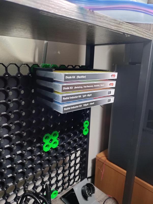 Multiboard Electronics Bin Storage Rack