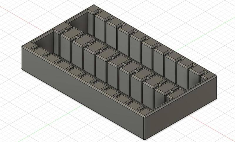 Embroidery Floss Holder for 20 Bobbins