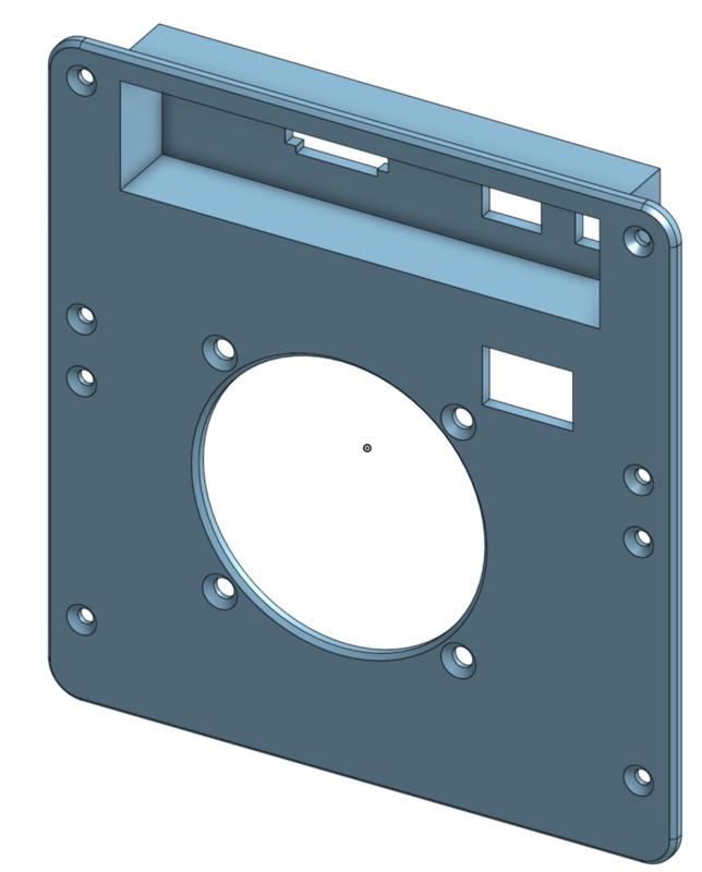 CENMATE DAS New Rear Exhaust Plate and Template