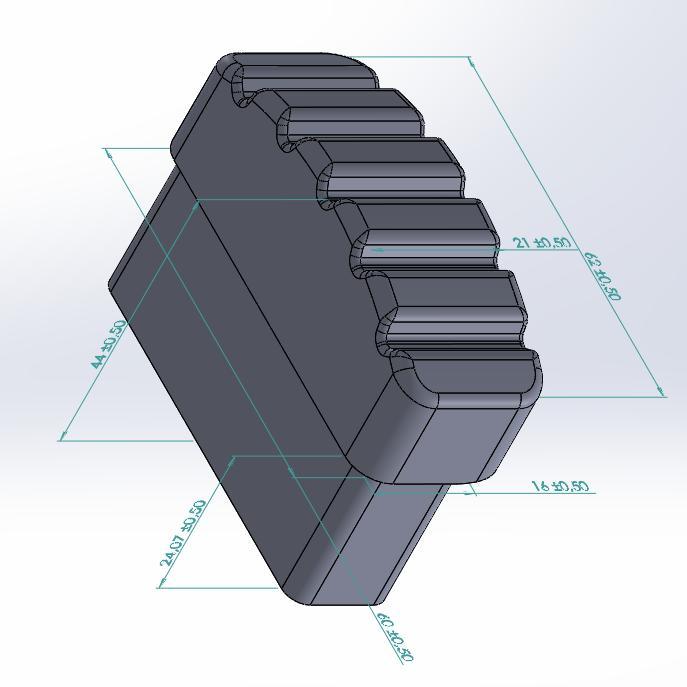 Protective end cap for aluminum ladder profiles