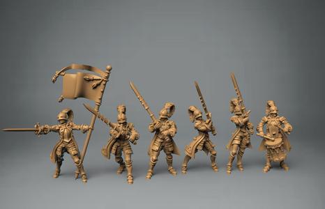 Line soldiers group 1