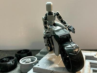 Futuristic Electric Motorcycle V1 for Dummy 13