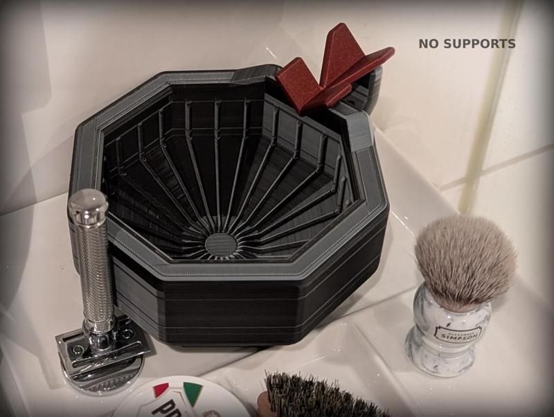 Stylish Shaving Lather Bowl with Brush Holder