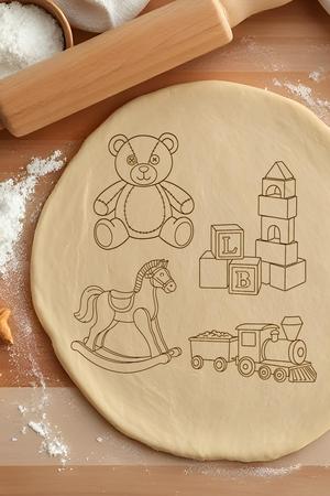 Baby Toys Cutter, Biscuit Cutter