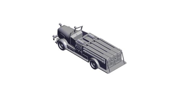 1/87 Scale International Fire Truck 1950.stl
