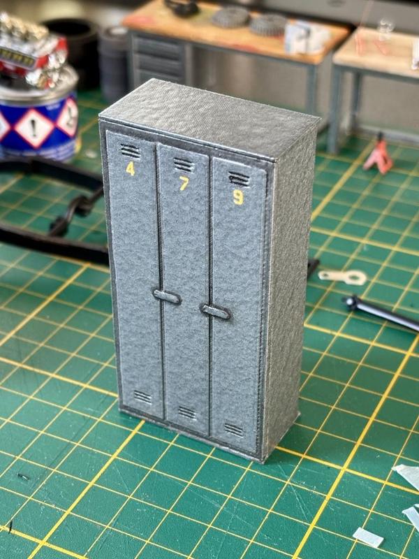 Workshop locker room