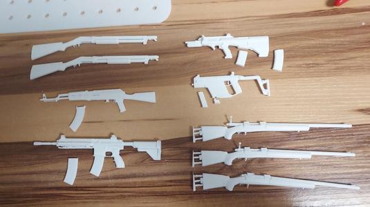 PUBG Guns for Dummy 13 (200% scale)