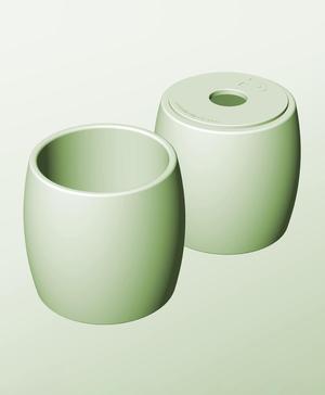 CR128-150-P Pierced container modular stackable module bin box