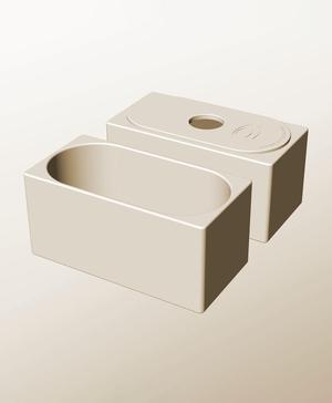 CX96-100-P Stackable pierced bin box module for creative decor