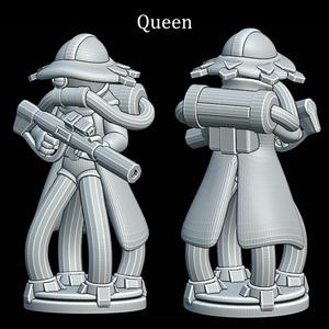 Astronaut Chess Queen