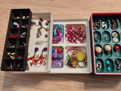gridfinity special earrings storage bins