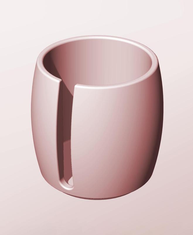 CR68-80-S Stacking slotted module bin for modern home decor