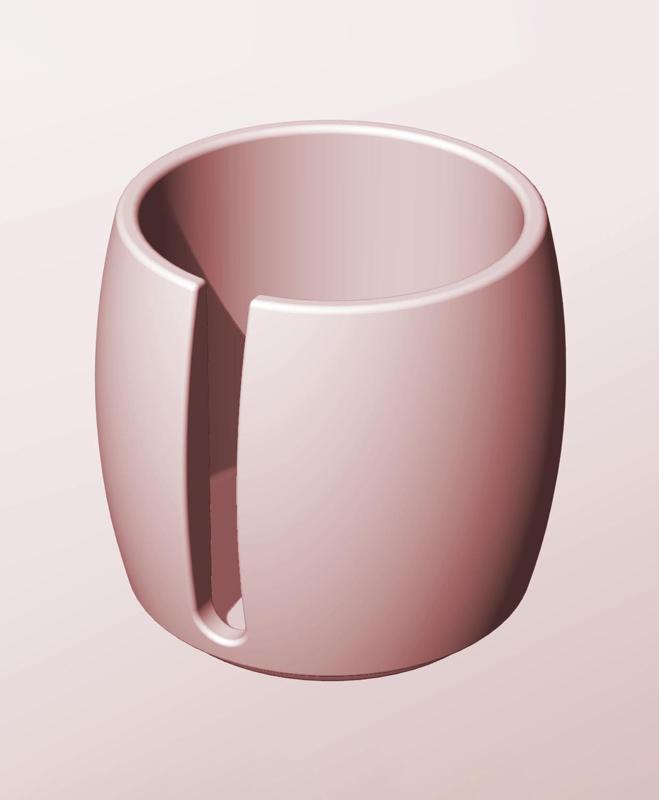 CR68-75-S Stackable slotted component box for creative makers