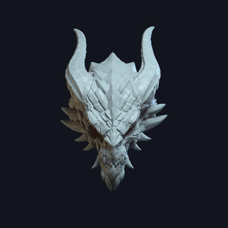 Dragon v4 Action Figure Head