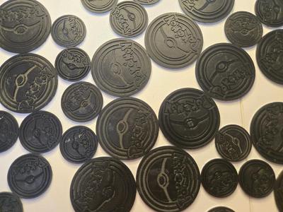 Pokemon TCG Coin Editable Base   