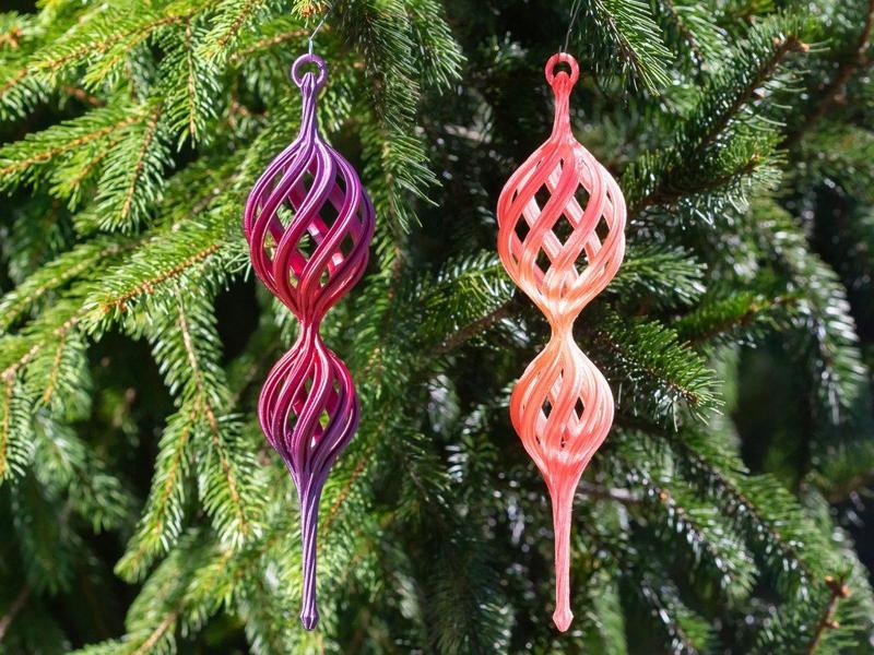 Spiral Christmas Finial 2024