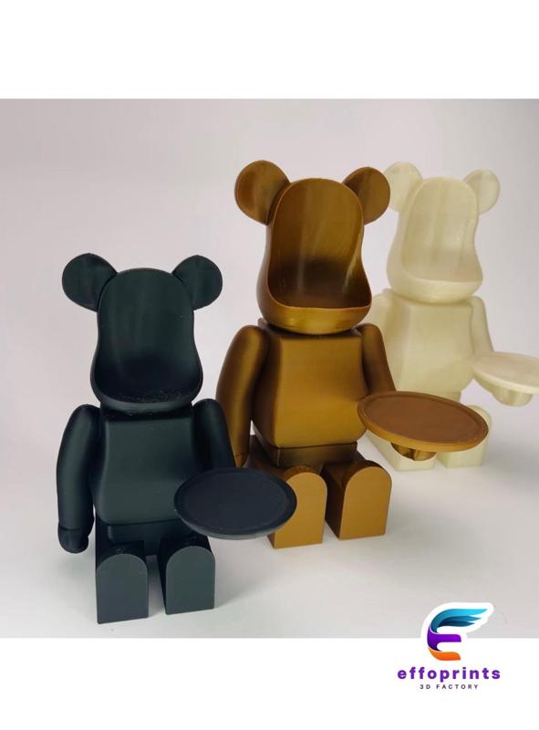 BEARBRICK PLATE CANDLE HOLDER