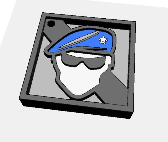 Recruit - Keychain (Rainbow Six Siege)
