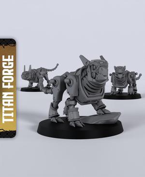 Construct Dogs - With Free Dragon - 5e DnD Inspired for RPG and Wargamers